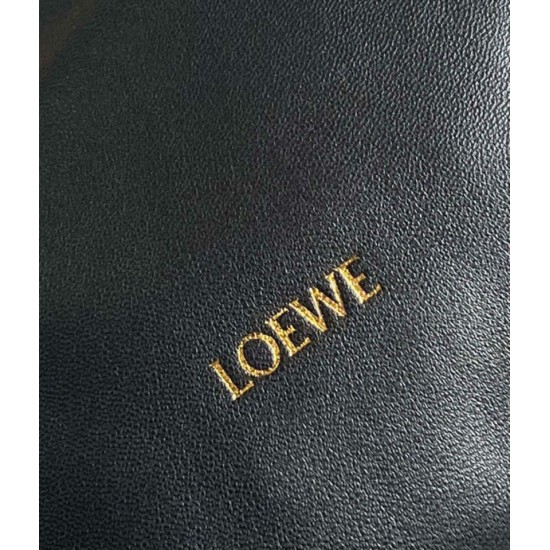 Replica Loewe Small Squeeze Bag Black Nappa Lambskin Fake Loewe Small Squeeze Bag Black Nappa Lambskin Replica