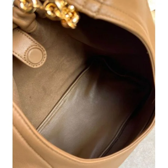 Fake Loewe Medium Squeeze Bag Brown Nappa Lambskin Replica Replica Loewe Medium Squeeze Bag Brown Nappa Lambskin