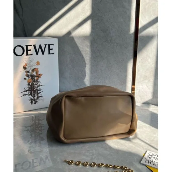 Fake Loewe Medium Squeeze Bag Brown Nappa Lambskin Replica Replica Loewe Medium Squeeze Bag Brown Nappa Lambskin