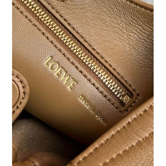 Fake Loewe Medium Squeeze Bag Brown Nappa Lambskin Replica Replica Loewe Medium Squeeze Bag Brown Nappa Lambskin