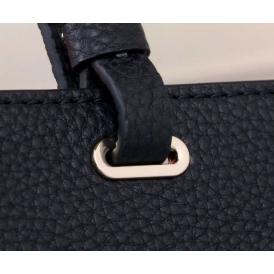 Replica Valentino Small Rockstud Tote Black Grain Calfskin Replica Valentino Small Rockstud Tote Black Grain Calfskin