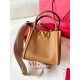 Fake Valentino Alltime Small Bag Brown Grained Calfskin Replica Replica Valentino Alltime Small Bag Brown Grained Calfskin