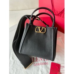Fake Valentino Alltime Small Bag Black Grained Calfskin Replica Fake Valentino Alltime Small Bag Black Grained Calfskin Replica