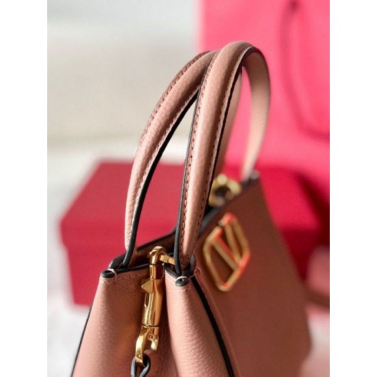 Replica Valentino Alltime Small Bag Nude Grained Calfskin Fake Valentino Alltime Small Bag Nude Grained Calfskin Replica