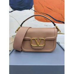 Replica Valentino Alltime Shoulder Bag Beige Grained Replica Valentino Alltime Shoulder Bag Beige Grained
