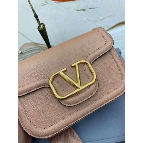 Replica Valentino Alltime Shoulder Bag Beige Grained Replica Valentino Alltime Shoulder Bag Beige Grained