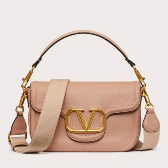 Replica Valentino Alltime Shoulder Bag Beige Grained Replica Valentino Alltime Shoulder Bag Beige Grained