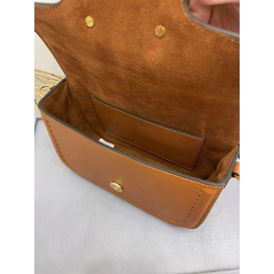 Fake Valentino Alltime Shoulder Bag Brown Grained Replica Replica Valentino Alltime Shoulder Bag Brown Grained