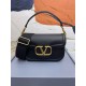 Replica Valentino Alltime Shoulder Bag Black Grained Replica Valentino Alltime Shoulder Bag Black Grained