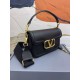 Replica Valentino Alltime Shoulder Bag Black Grained Replica Valentino Alltime Shoulder Bag Black Grained