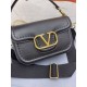 Replica Valentino Alltime Shoulder Bag Black Grained Replica Valentino Alltime Shoulder Bag Black Grained