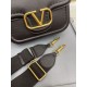 Replica Valentino Alltime Shoulder Bag Black Grained Replica Valentino Alltime Shoulder Bag Black Grained