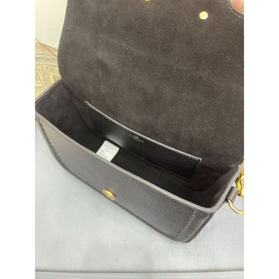Replica Valentino Alltime Shoulder Bag Black Grained Replica Valentino Alltime Shoulder Bag Black Grained
