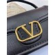 Replica Valentino Alltime Shoulder Bag Black Grained Replica Valentino Alltime Shoulder Bag Black Grained
