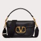 Replica Valentino Alltime Shoulder Bag Black Grained Replica Valentino Alltime Shoulder Bag Black Grained