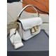 Replica Valentino Alltime Shoulder Bag White Grained Replica Valentino Alltime Shoulder Bag White Grained