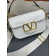 Replica Valentino Alltime Shoulder Bag White Grained Replica Valentino Alltime Shoulder Bag White Grained