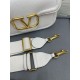 Replica Valentino Alltime Shoulder Bag White Grained Replica Valentino Alltime Shoulder Bag White Grained