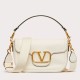 Replica Valentino Alltime Shoulder Bag White Grained Replica Valentino Alltime Shoulder Bag White Grained