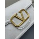 Replica Valentino Alltime Shoulder Bag White Grained Replica Valentino Alltime Shoulder Bag White Grained