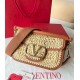 Replica Valentino Alltime Shoulder Bag Natural Raffia Fake Valentino Alltime Shoulder Bag Natural Raffia Replica