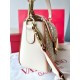 Replica Valentino Alltime Shoulder Bag White Raffia Replica Valentino Alltime Shoulder Bag White Raffia