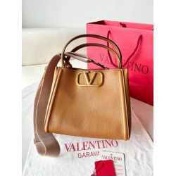 Replica Valentino Alltime Medium Bag Brown Grained Calfskin Replica Valentino Alltime Medium Bag Brown Grained Calfskin