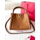 Replica Valentino Alltime Medium Bag Brown Grained Calfskin Replica Valentino Alltime Medium Bag Brown Grained Calfskin