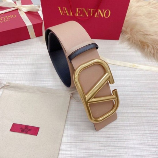 Fake Valentino VLogo Reversible Belt 70mm Beige and Black Calfskin Replica Replica Valentino VLogo Reversible Belt 70mm Beige and Black Calfskin