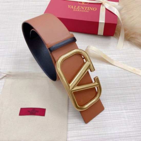 Replica Valentino VLogo Reversible Belt 70mm Brown and Black Calfskin Replica Valentino VLogo Reversible Belt 70mm Brown and Black Calfskin