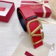 Fake Valentino VLogo Reversible Belt 70mm Black and Red Calfskin Replica Fake Valentino VLogo Reversible Belt 70mm Black and Red Calfskin Replica