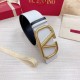 Replica Valentino VLogo Reversible Belt 70mm White and Black Calfskin Fake Valentino VLogo Reversible Belt 70mm White and Black Calfskin Replica