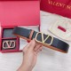 Fake Valentino VLogo Reversible Belt 40mm Brown and Black Calfskin Replica Replica Valentino VLogo Reversible Belt 40mm Brown and Black Calfskin