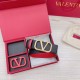 Fake Valentino VLogo Reversible Belt 40mm Black and Red Calfskin Replica Replica Valentino VLogo Reversible Belt 40mm Black and Red Calfskin