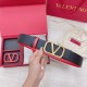 Fake Valentino VLogo Reversible Belt 40mm Black and Red Calfskin Replica Replica Valentino VLogo Reversible Belt 40mm Black and Red Calfskin