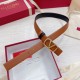 Fake Valentino VLogo Reversible Belt 30mm Brown and Black Calfskin Replica Fake Valentino VLogo Reversible Belt 30mm Brown and Black Calfskin Replica