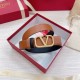 Fake Valentino VLogo Reversible Belt 30mm Brown and Black Calfskin Replica Fake Valentino VLogo Reversible Belt 30mm Brown and Black Calfskin Replica