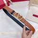 Fake Valentino VLogo Reversible Belt 30mm Brown and Black Calfskin Replica Fake Valentino VLogo Reversible Belt 30mm Brown and Black Calfskin Replica