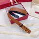 Fake Valentino VLogo Reversible Belt 30mm Brown and Black Calfskin Replica Fake Valentino VLogo Reversible Belt 30mm Brown and Black Calfskin Replica