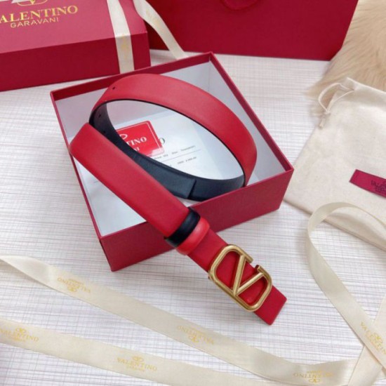 Replica Valentino VLogo Reversible Belt 30mm Black and Red Calfskin Replica Valentino VLogo Reversible Belt 30mm Black and Red Calfskin