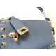 Replica Valentino Rockstud Small Crossbody Bag Blue Grained Calfskin Replica Valentino Rockstud Small Crossbody Bag Blue Grained Calfskin