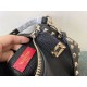 Fake Valentino Rockstud Small Crossbody Bag Black Grained Calfskin Replica Fake Valentino Rockstud Small Crossbody Bag Black Grained Calfskin Replica