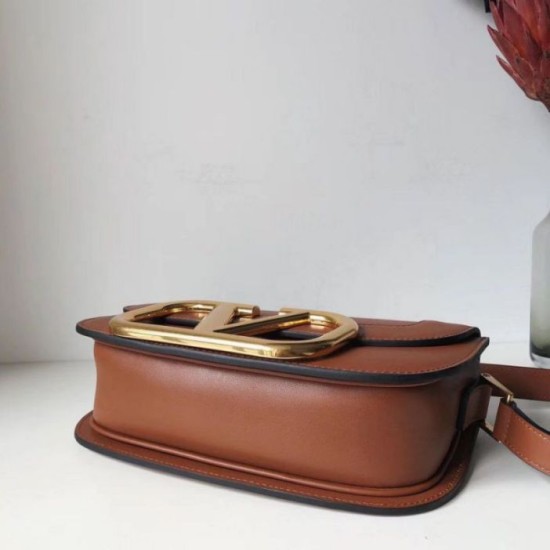 Fake Valentino Supervee Crossbody Bag Brown Replica Replica Valentino Supervee Crossbody Bag Brown