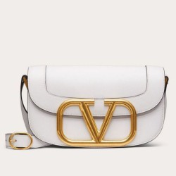 Replica Valentino Supervee Crossbody Bag White 