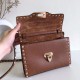 Replica Valentino Rockstud Small Crossbody Bag Brown Grained Replica Valentino Rockstud Small Crossbody Bag Brown Grained