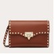 Replica Valentino Rockstud Small Crossbody Bag Brown Grained Replica Valentino Rockstud Small Crossbody Bag Brown Grained