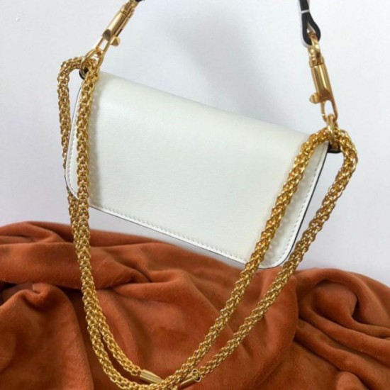 Replica Valentino Loco Small Shoulder Bag White Calfskin Replica Valentino Loco Small Shoulder Bag White Calfskin