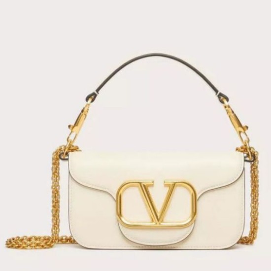 Replica Valentino Loco Small Shoulder Bag White Calfskin Replica Valentino Loco Small Shoulder Bag White Calfskin