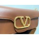 Replica Valentino Loco Large Shoulder Bag Brown Calfskin Replica Valentino Loco Large Shoulder Bag Brown Calfskin