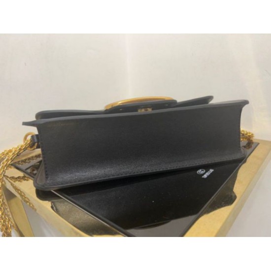 Replica Valentino Loco Large Shoulder Bag Black Calfskin Fake Valentino Loco Large Shoulder Bag Black Calfskin Replica